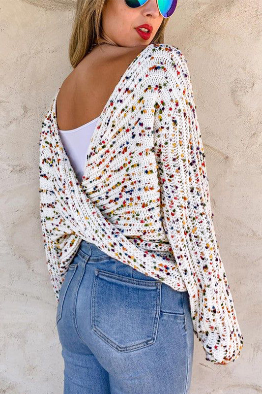 Confetti Twist Reversible Sweater