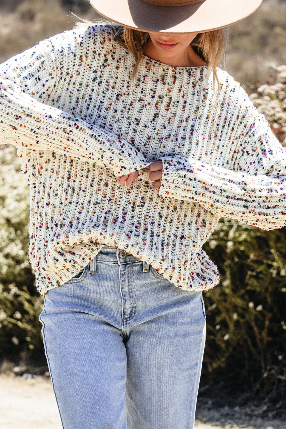 Confetti Twist Reversible Sweater