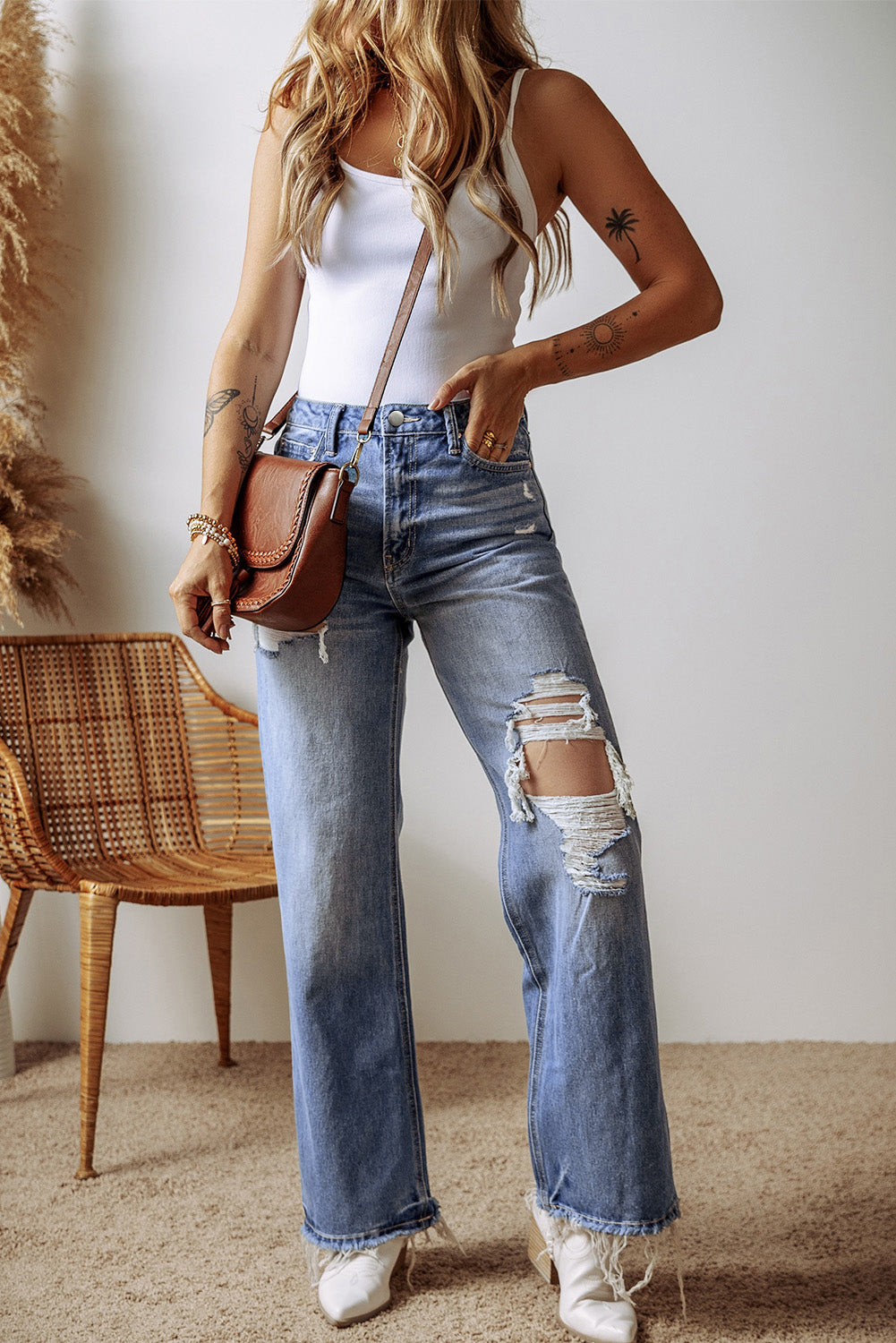 Retro Revival High-Waist Mom Jeans