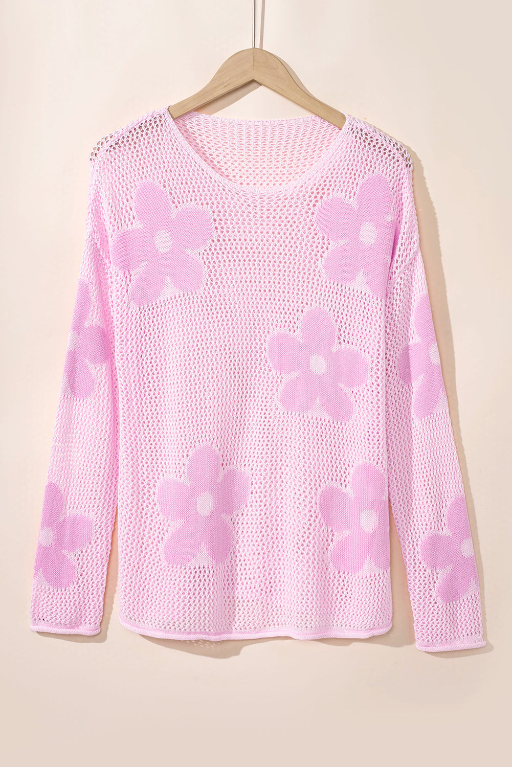 Floral Whisper Summer Sweater