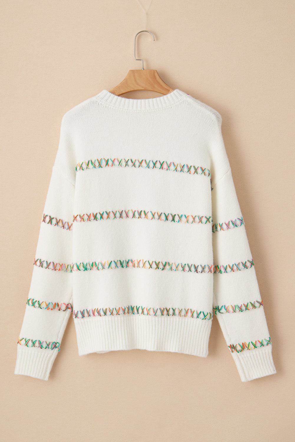 Whispering Meadows Embroidered Sweater