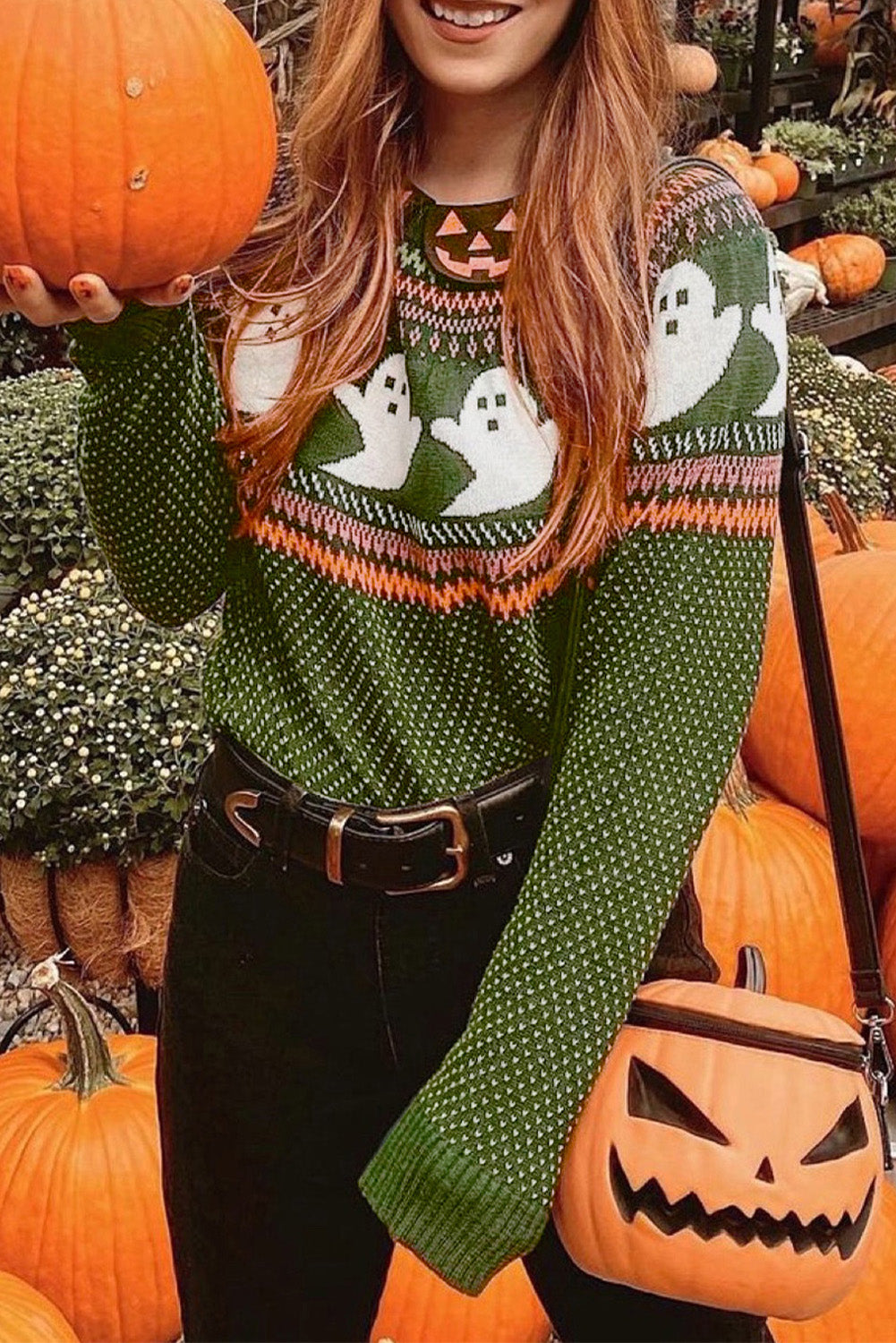 Ghoulish Vibes Vintage Style Sweater