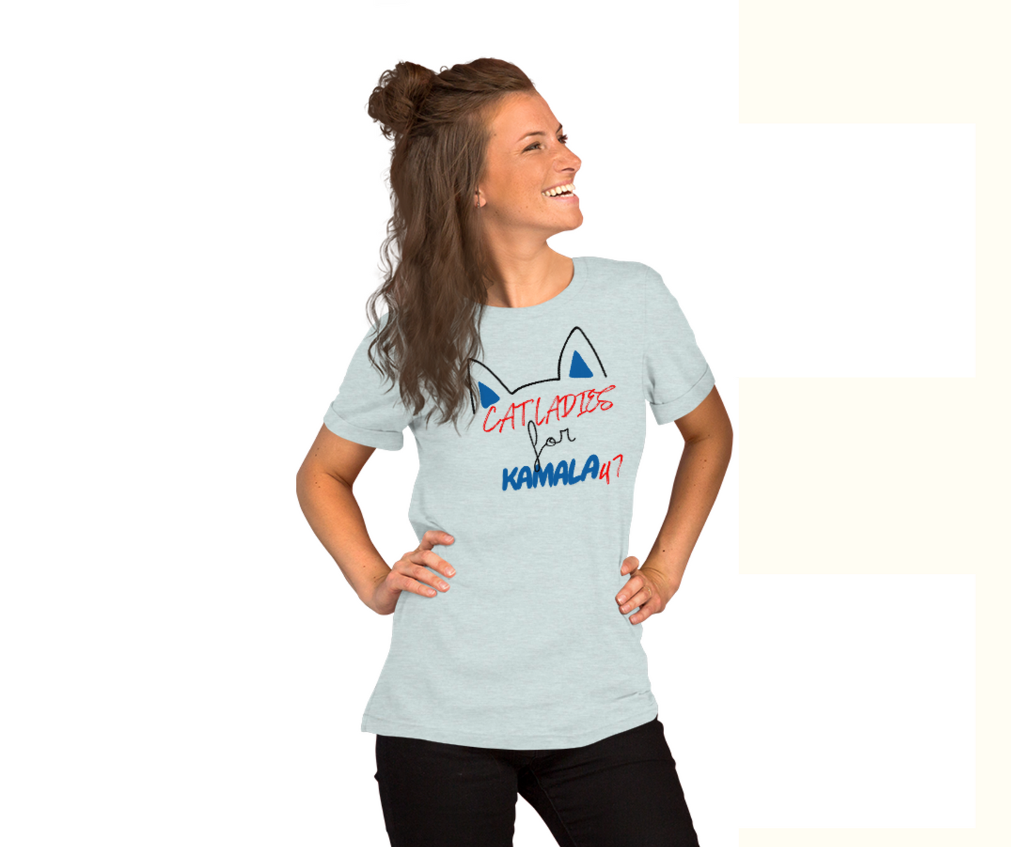 Cat Ladies for Kamala 2024 Tee