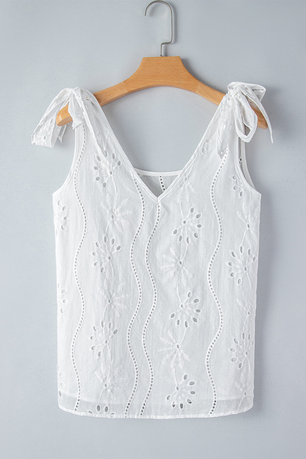 Lily Lace Knotted Strap Tank