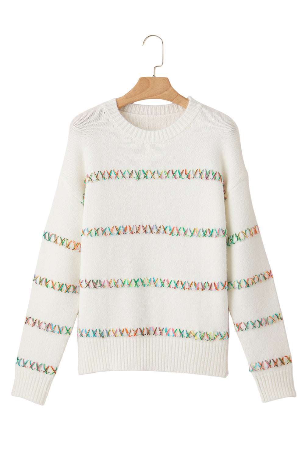 Whispering Meadows Embroidered Sweater