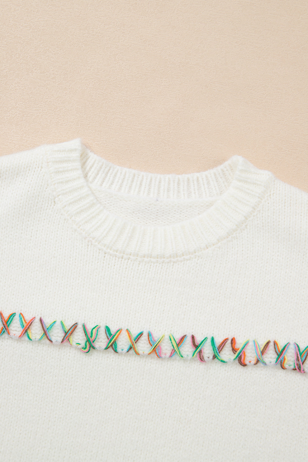 Whispering Meadows Embroidered Sweater