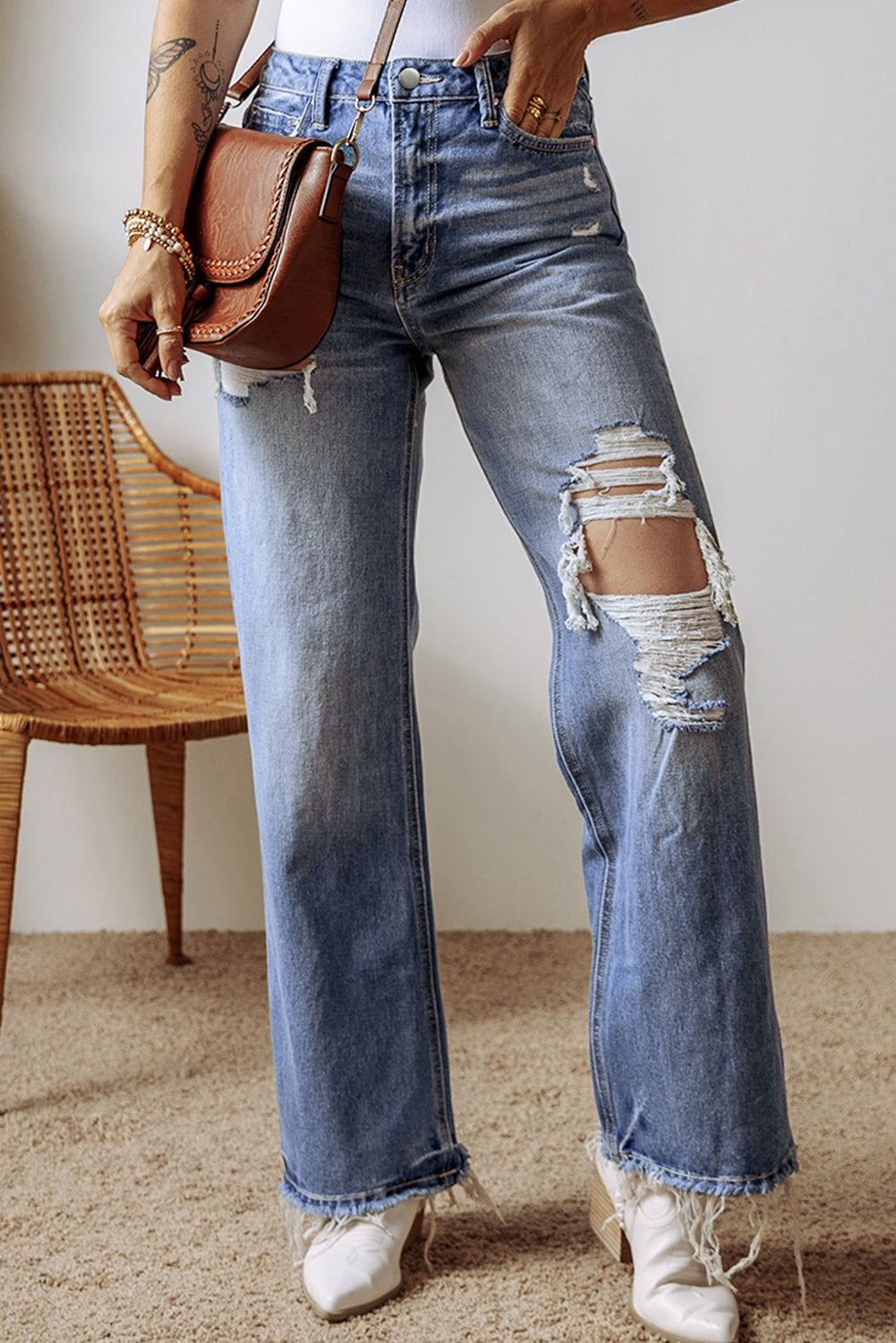 Retro Revival High-Waist Mom Jeans