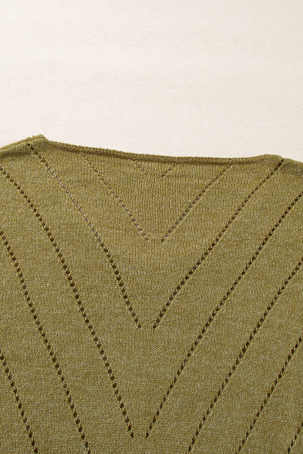 Sage Eyelet Sweater