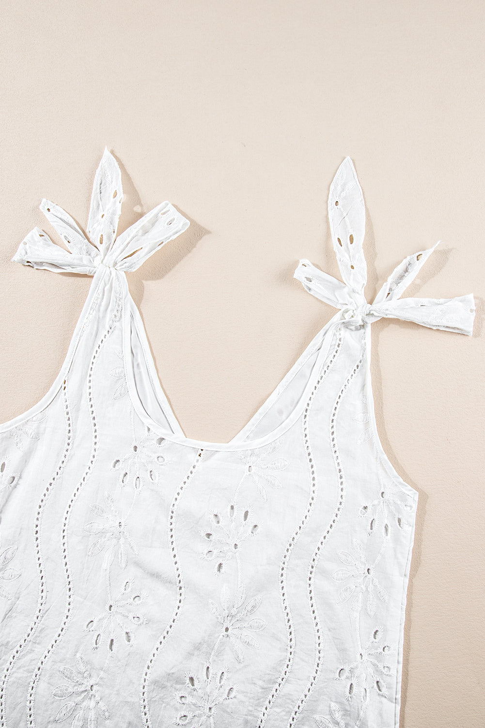 Lily Lace Knotted Strap Tank