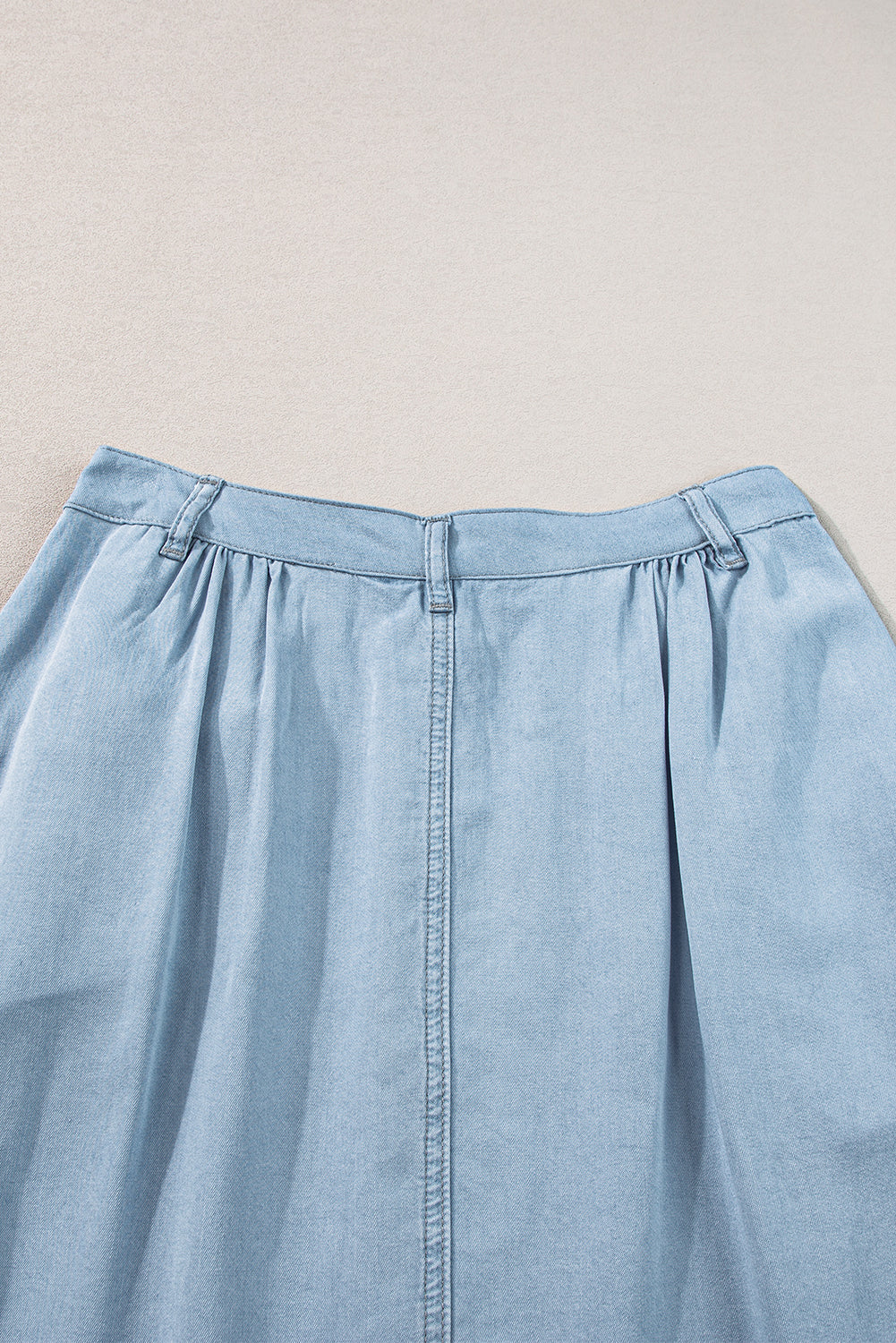 Desert Trail Long Denim Skirt