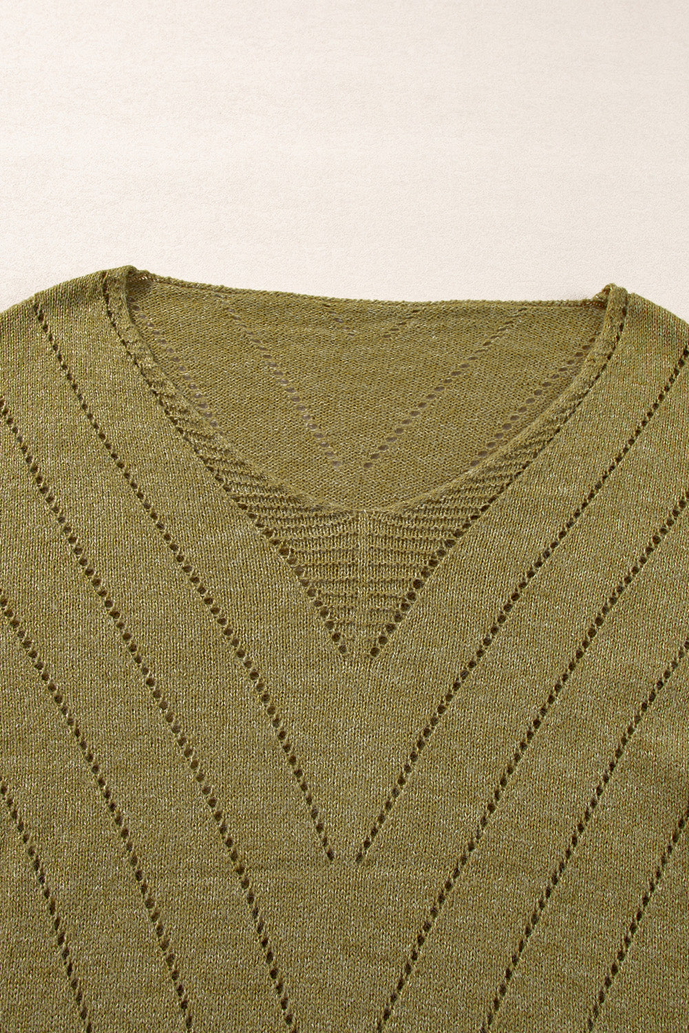 Sage Eyelet Sweater