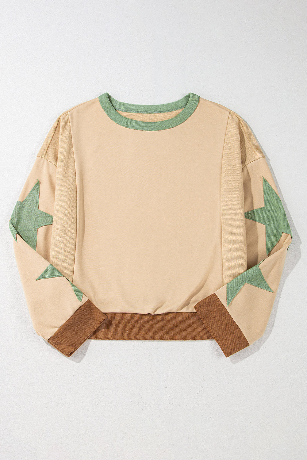 Starry Parchment Patchwork Sweatshirt