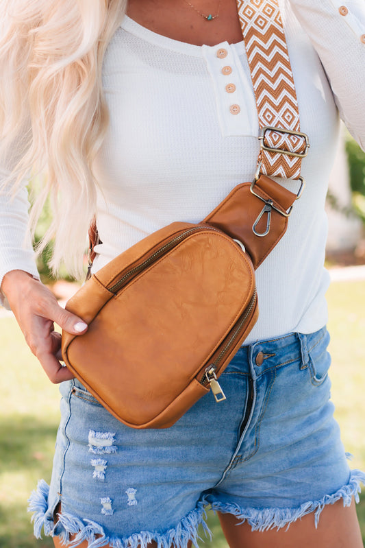 Earthy Explorer Crossbody Bag