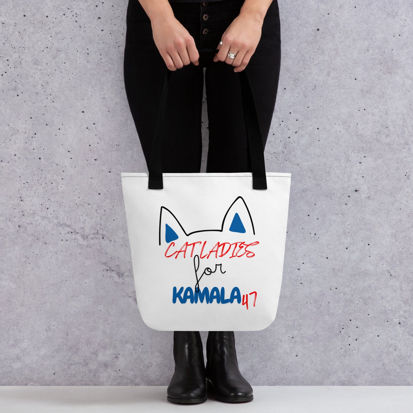 Cat Ladies for Kamala 2024 Tote Bag