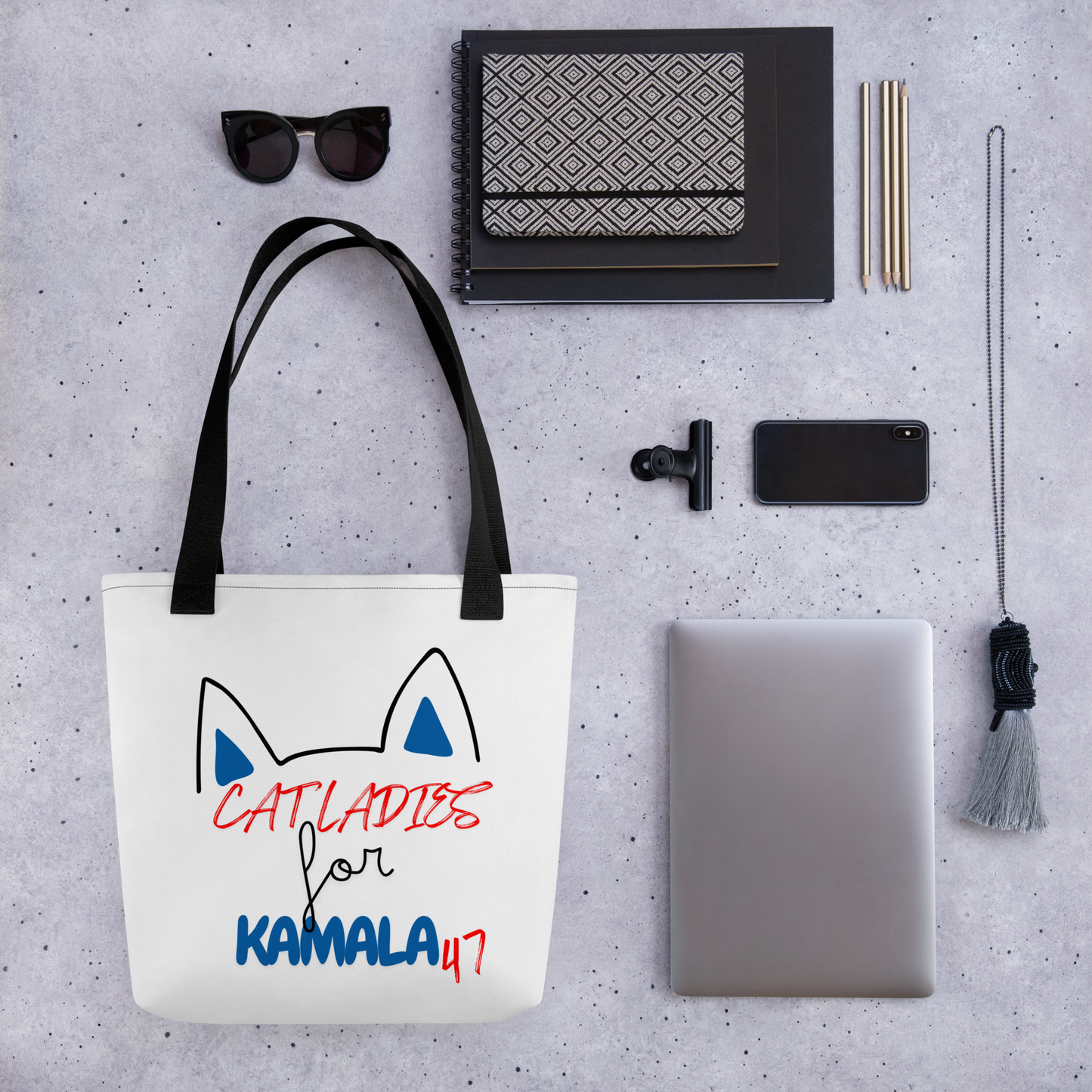 Cat Ladies for Kamala 2024 Tote Bag