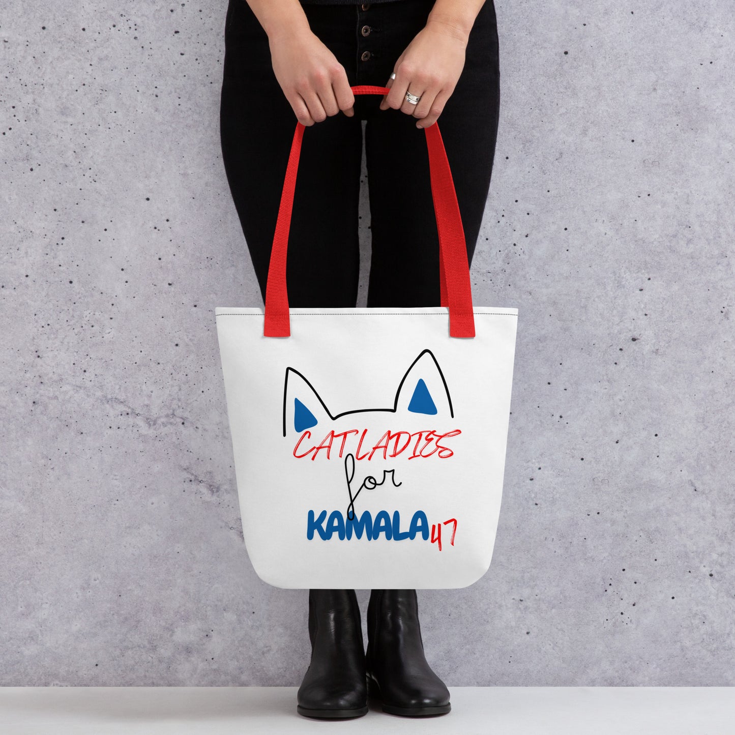 Cat Ladies for Kamala 2024 Tote Bag