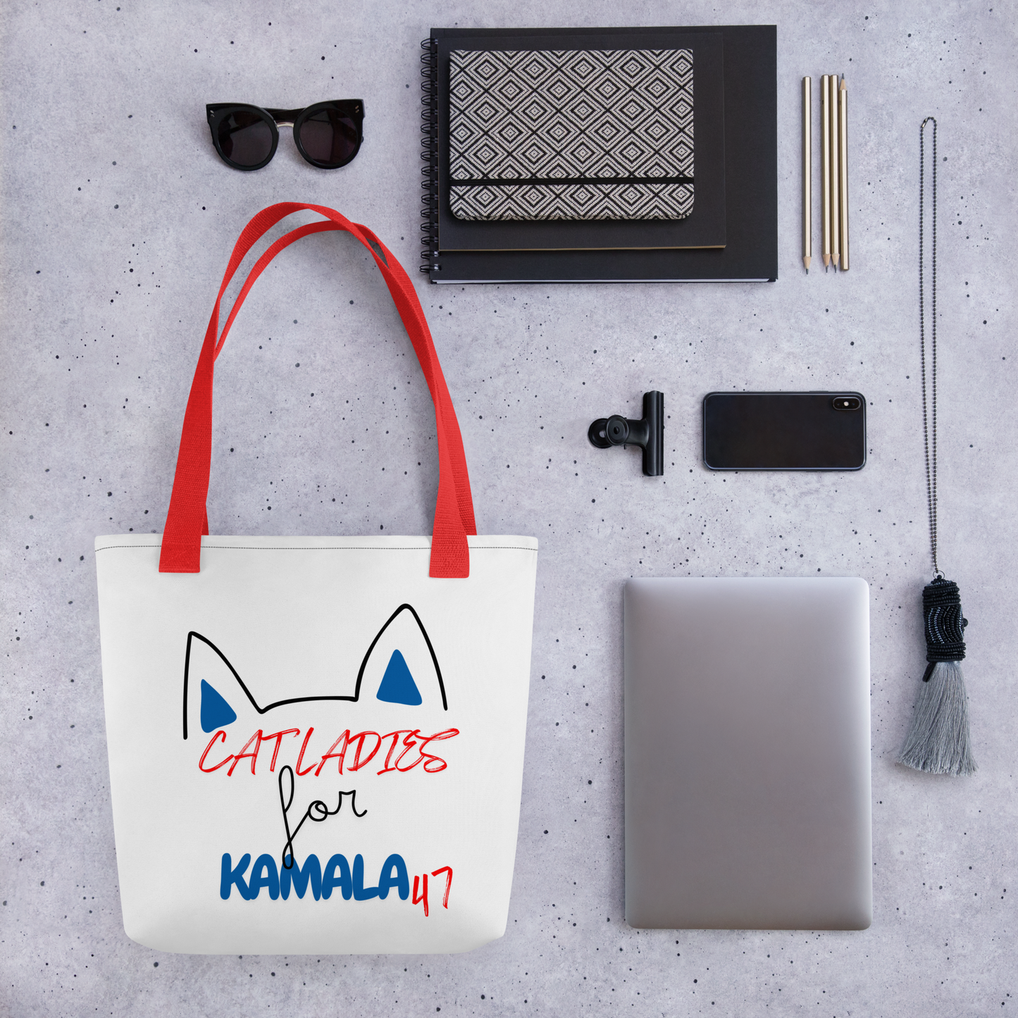 Cat Ladies for Kamala 2024 Tote Bag