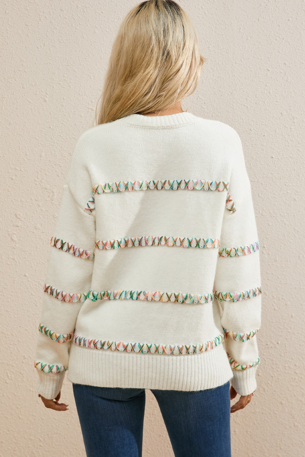 Whispering Meadows Embroidered Sweater