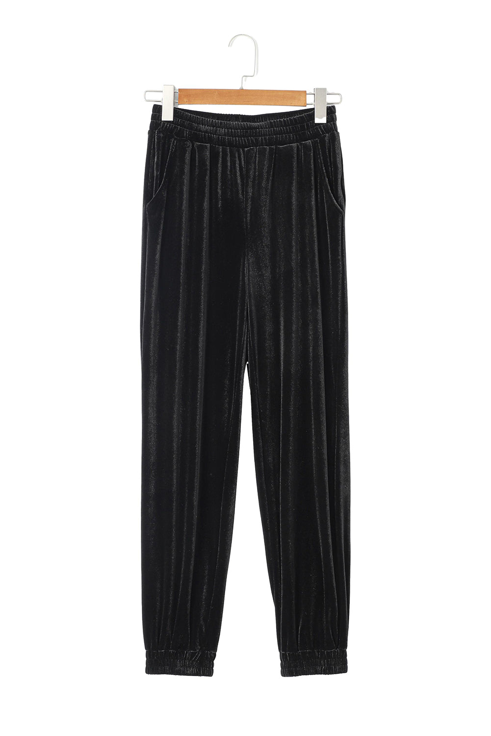 Onyx Velvet Jogger Pants