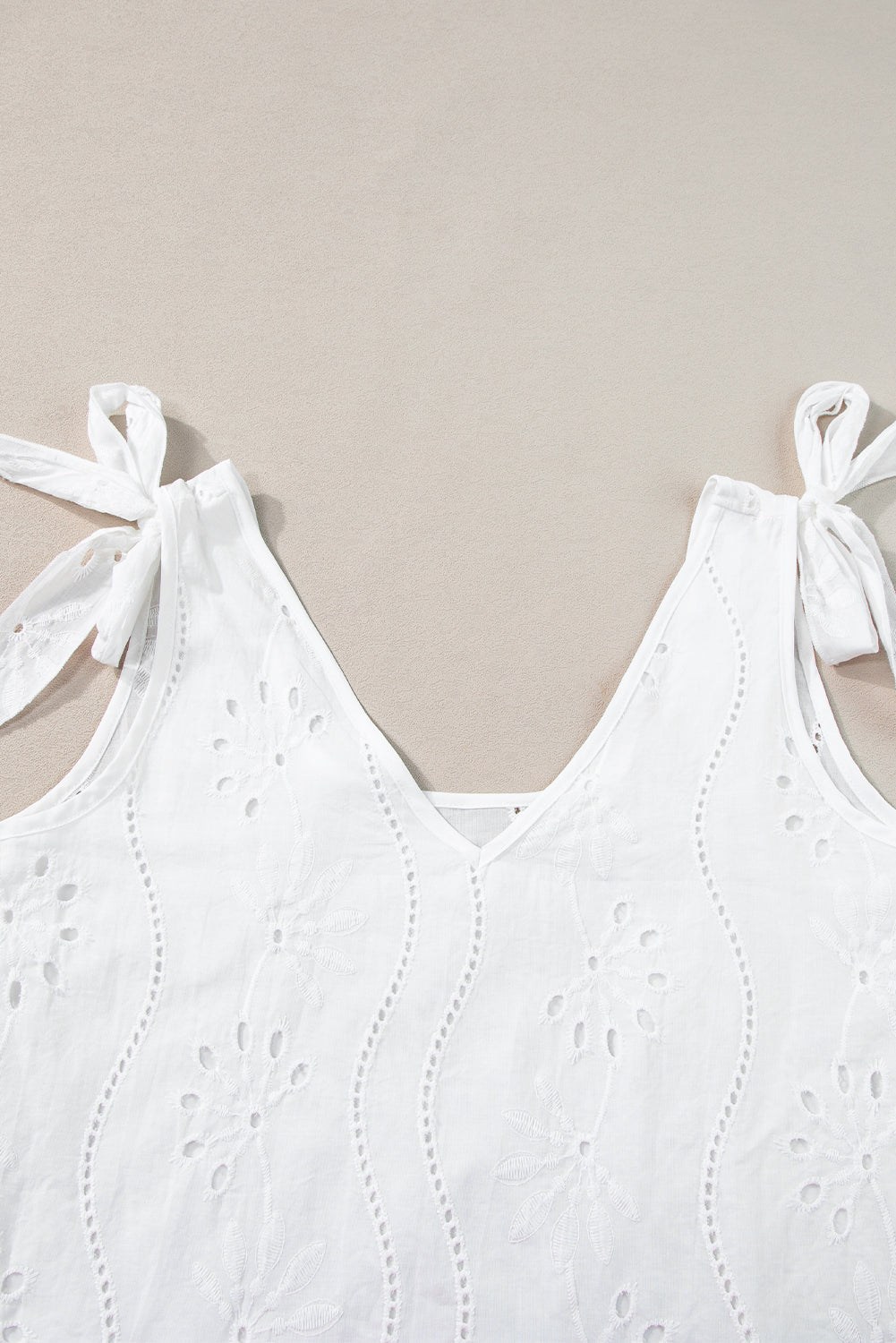 Lily Lace Knotted Strap Tank