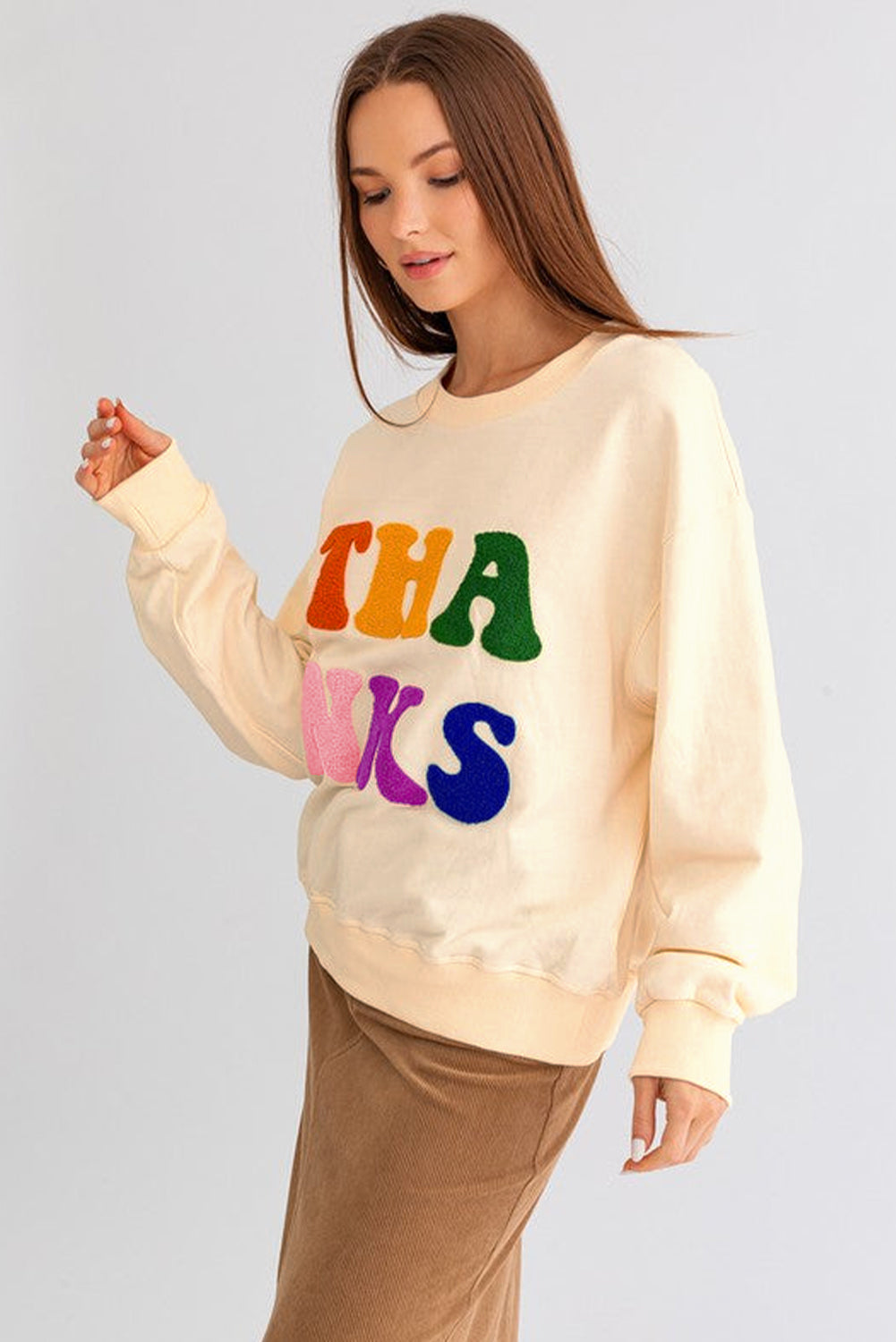 Heartfelt Harvest Chenille Sweatshirt