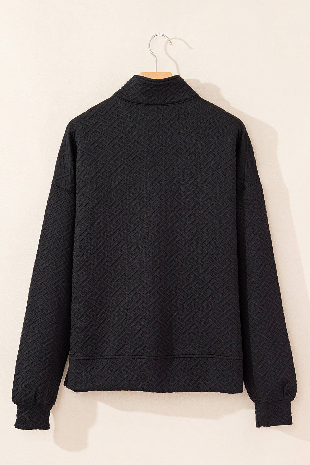 Midnight Ridge Textured Half-Zip Sweatshirt