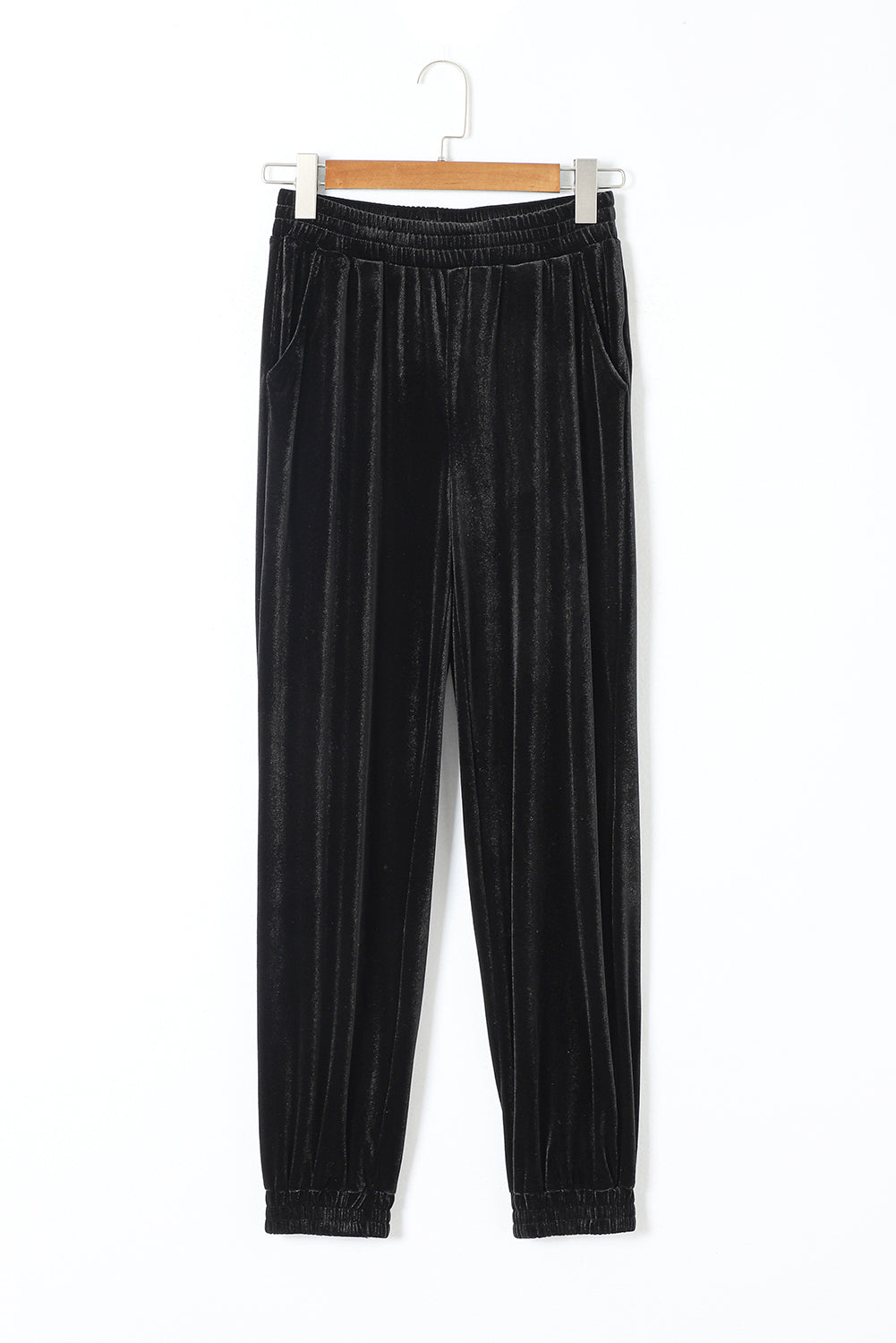 Onyx Velvet Jogger Pants