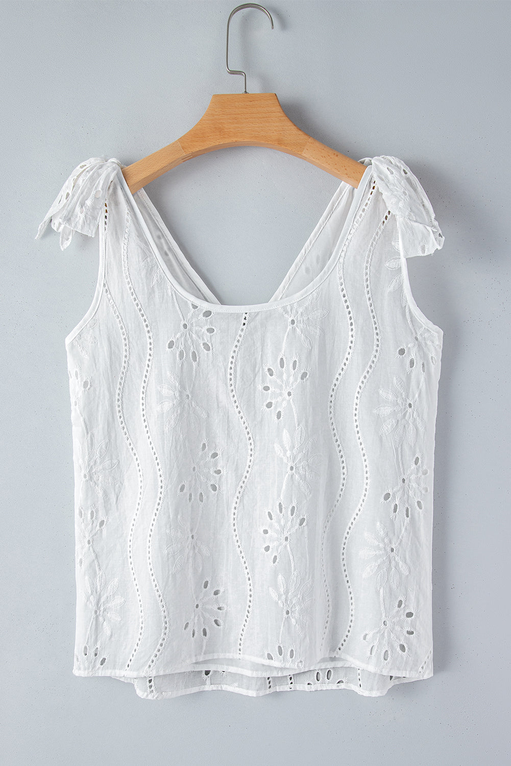 Lily Lace Knotted Strap Tank