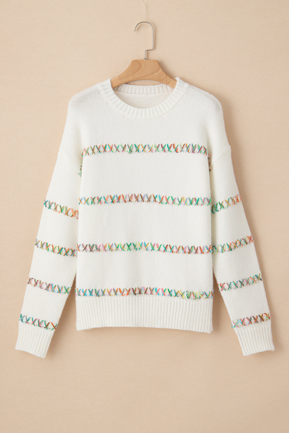 Whispering Meadows Embroidered Sweater