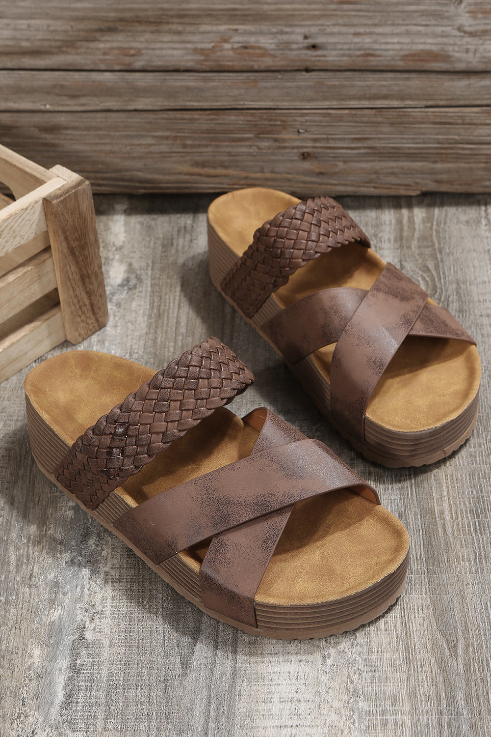 Terra Braid Platform Sandals