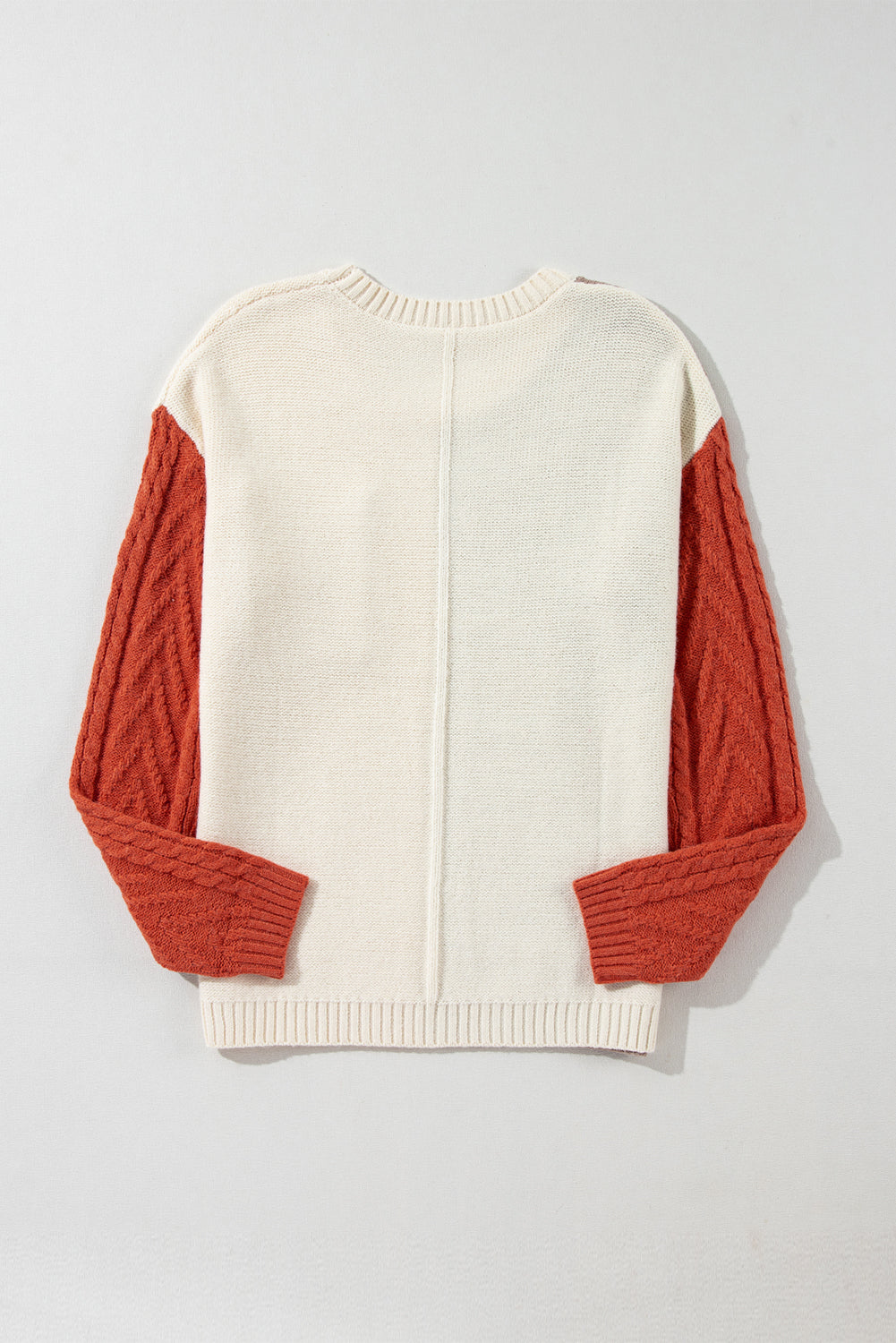 Amber Blaze Color Block Sweater