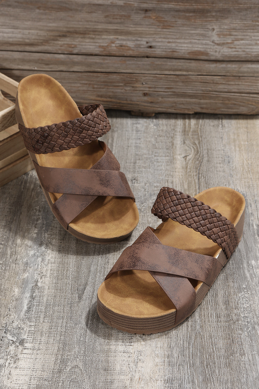 Terra Braid Platform Sandals