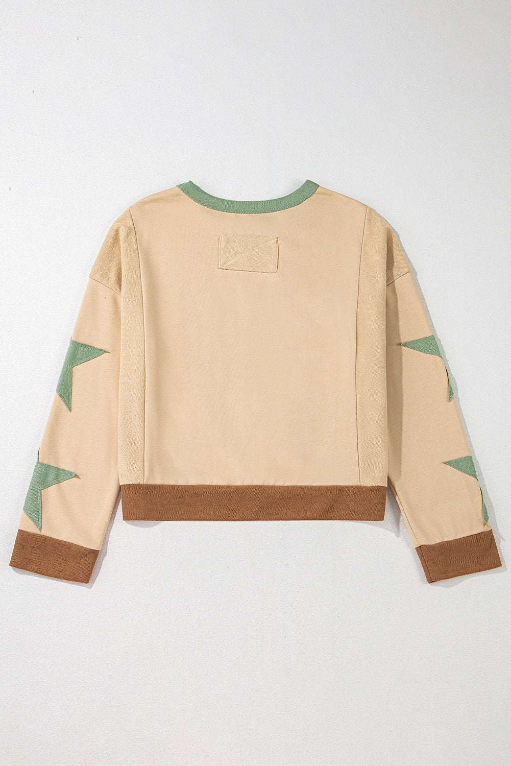 Starry Parchment Patchwork Sweatshirt