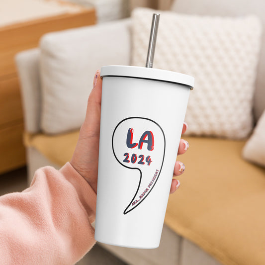 Kamala Harris Comma-LA 20oz. Insulated Tumbler