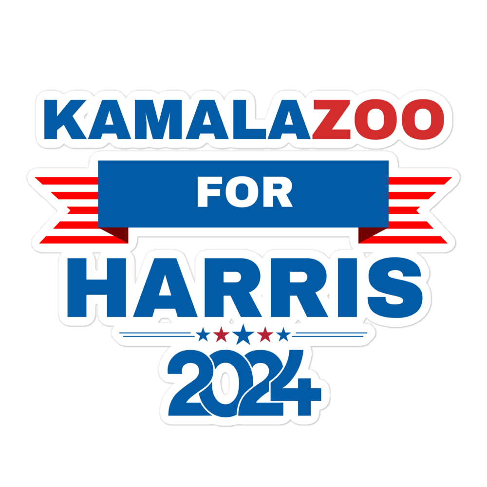 KamalaZOO 4 Harris 2024 Bubble-free Sticker