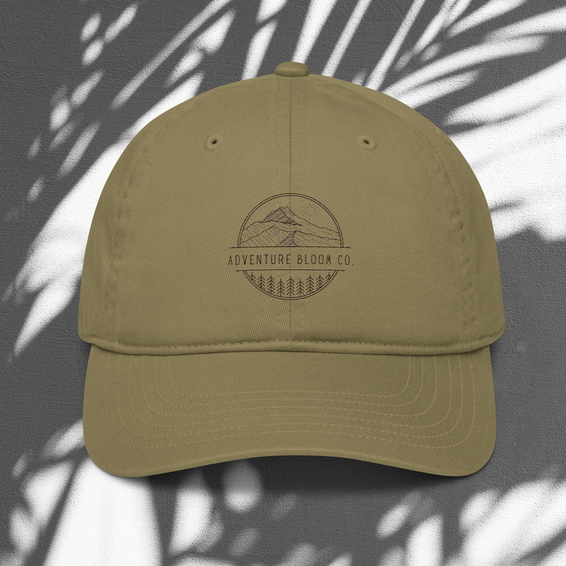 Organic Classic Adventure Dad Hat by Adventure Bloom Co. – Unisex Headwear, Jungle