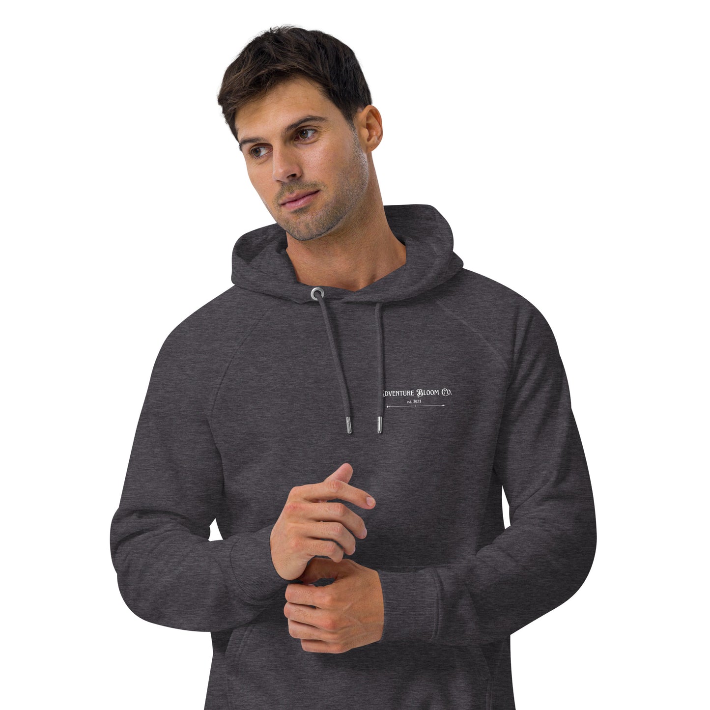 Stylish Outdoor Hoodie for Men in Charcoal – Adventure Bloom Co. Apparel