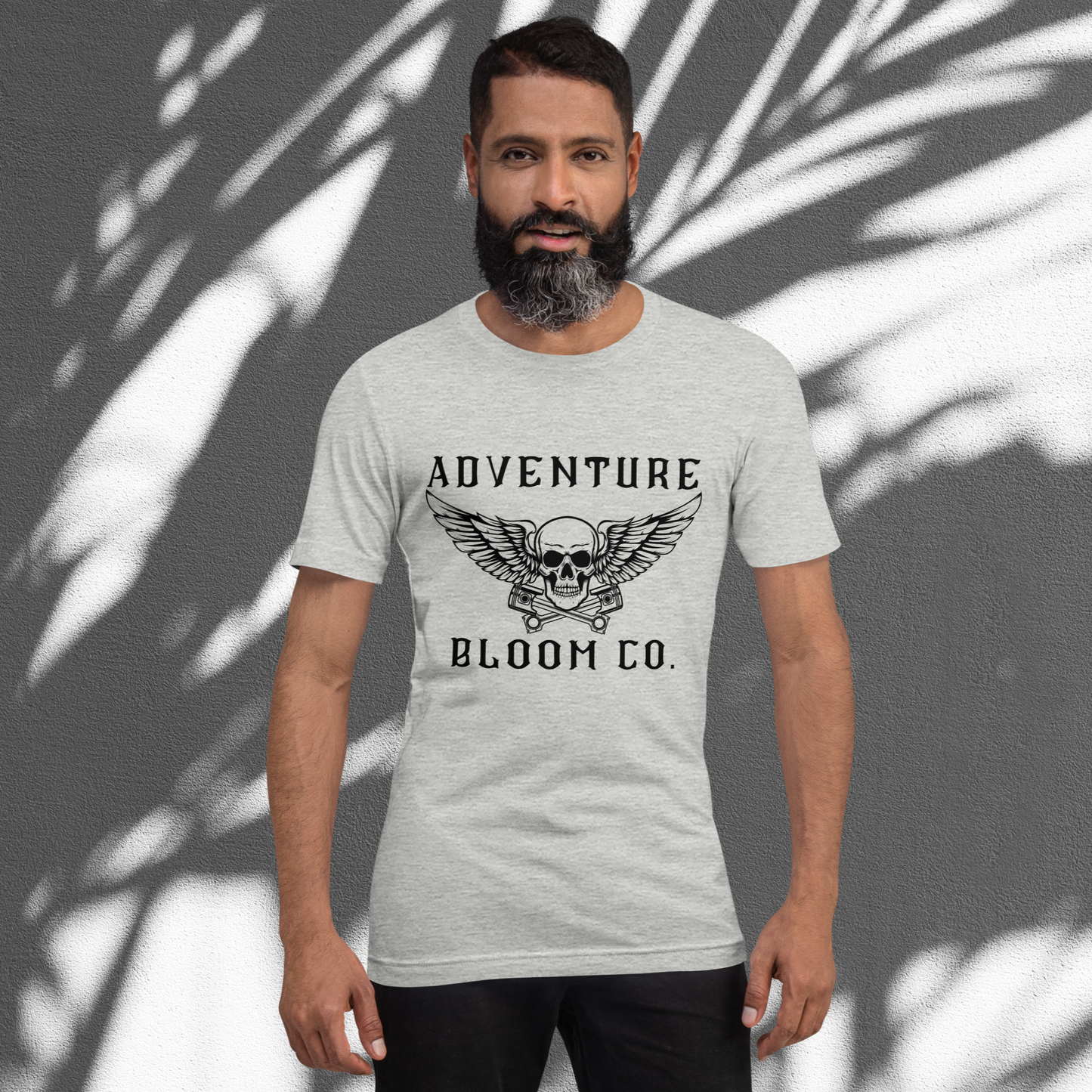 Adventure Bloom Co.'s 'Ride Hard, Adventure Harder Tee in Athletic Heather