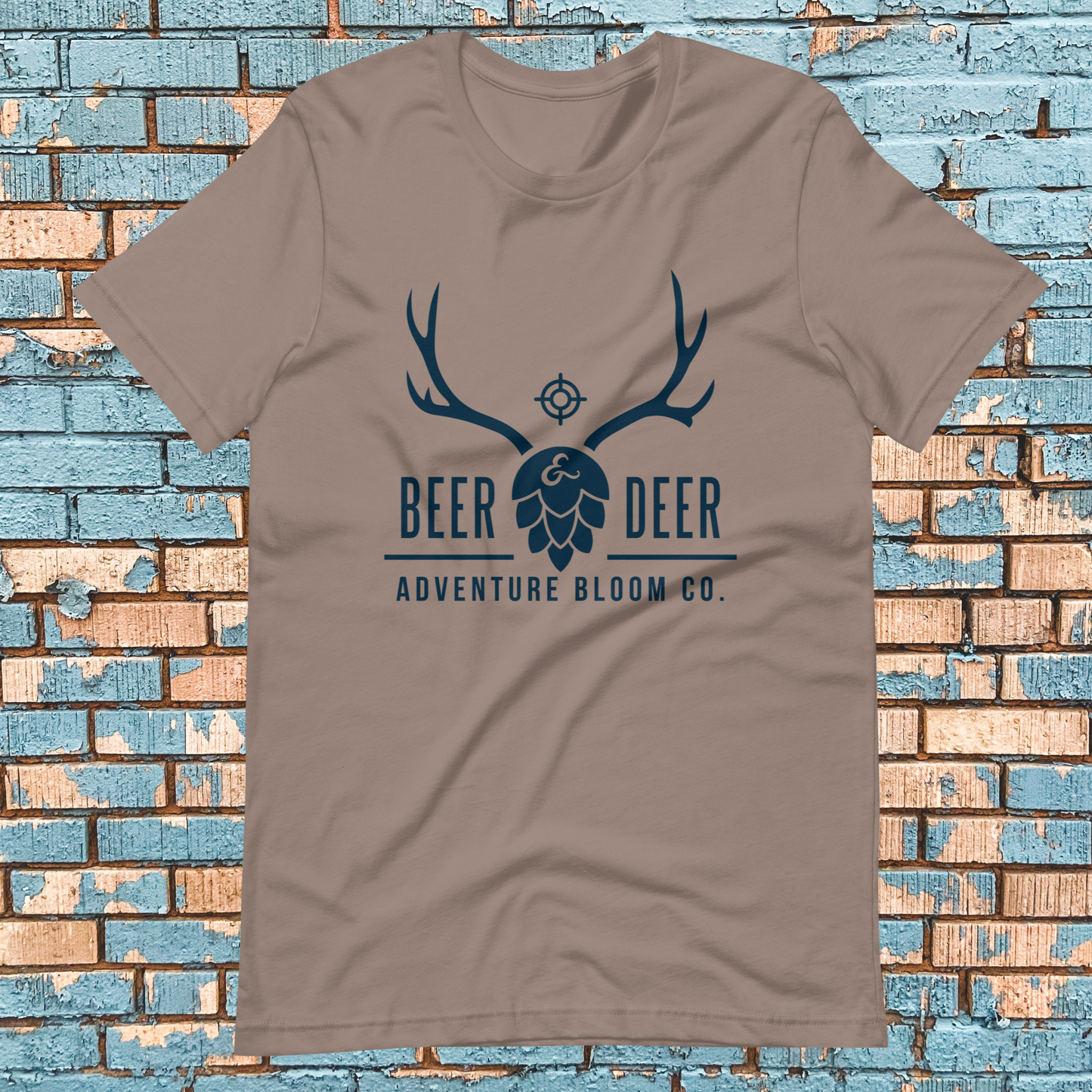 The Buck Stops Here- with Beer Tee in Pebble: The perfect attire for post-hunt gatherings.