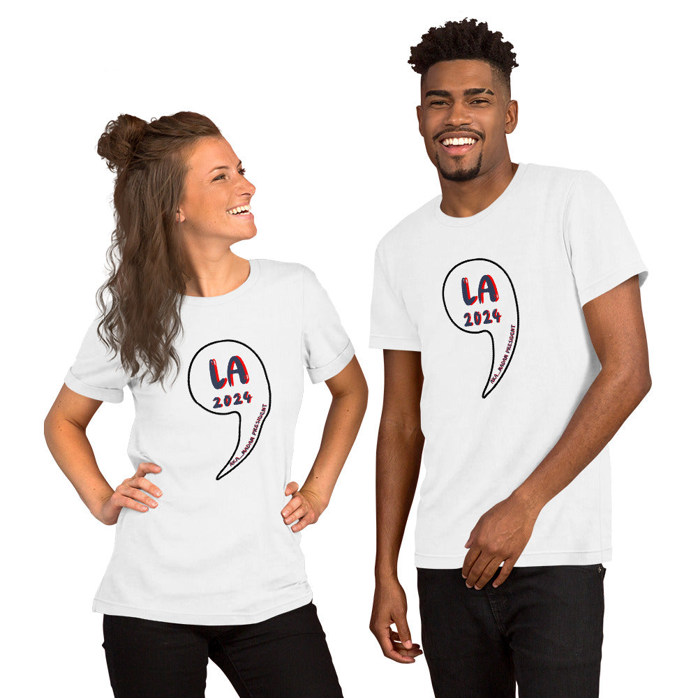 Kamala Harris Comma-LA Unisex Tee