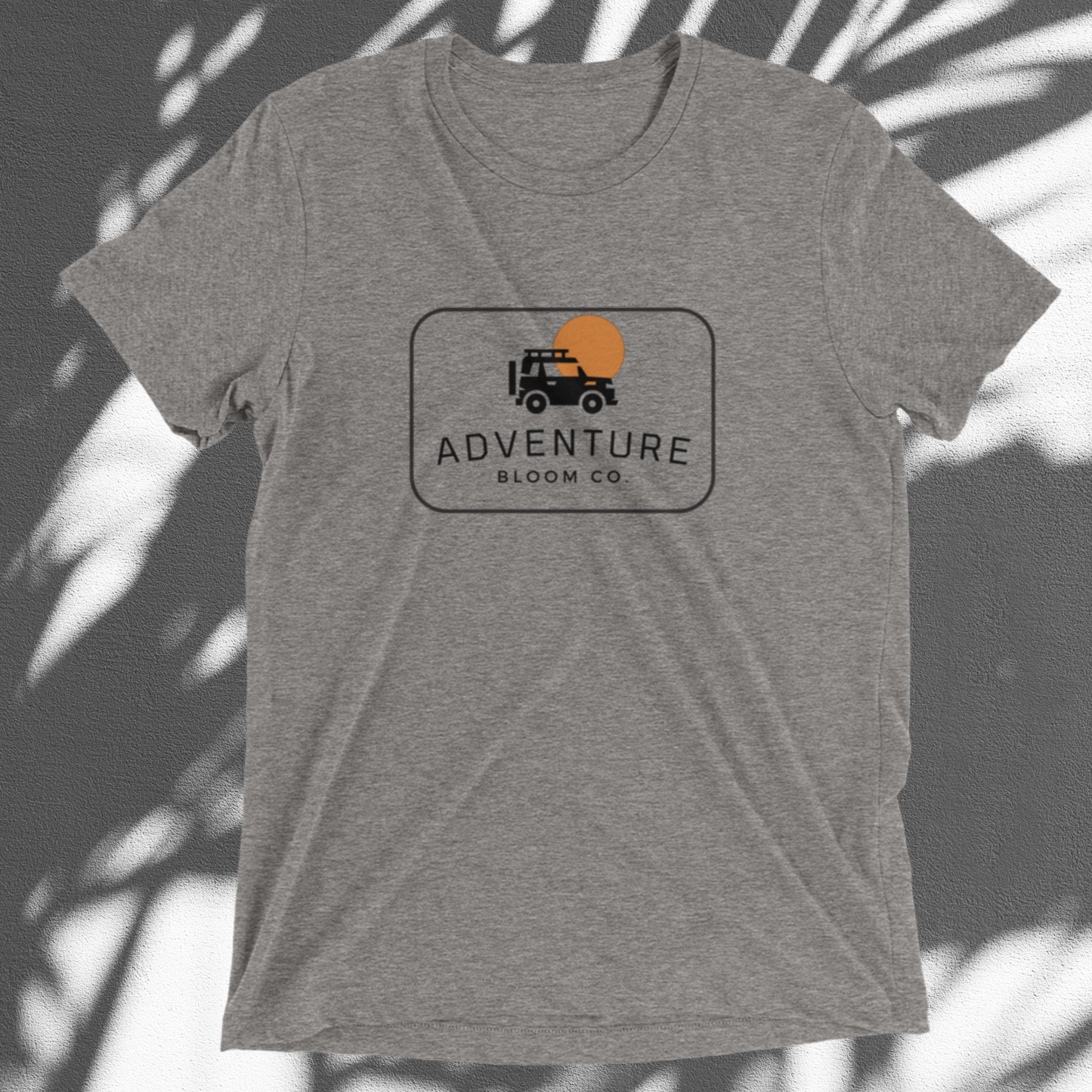 Nature Enthusiast's T-Shirt - Trailblazing Adventure Tee in Grey Triblend