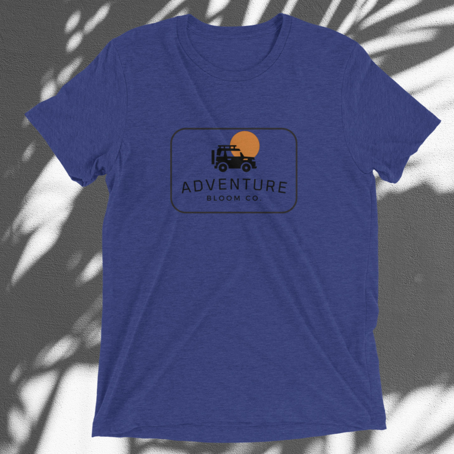 Nature Enthusiast's T-Shirt - Trailblazing Adventure Tee in Navy Triblend