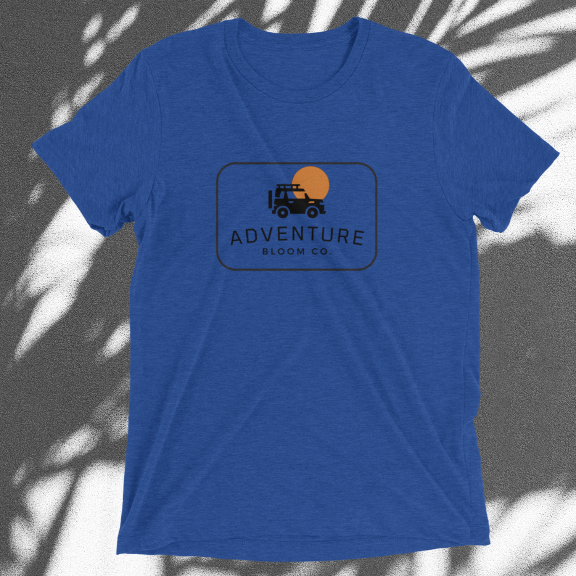 Nature Enthusiast's T-Shirt - Trailblazing Adventure Tee in True Royal