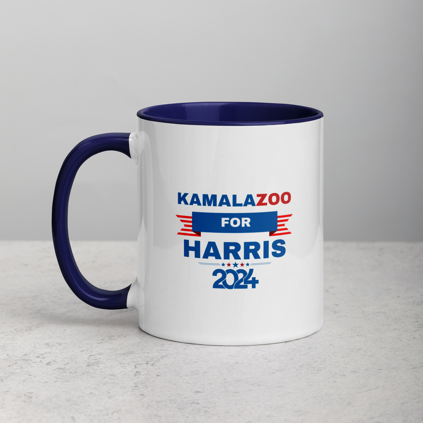 KamalaZOO 4 Harris 2024 Mug with Pop of Color