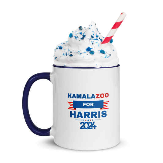 KamalaZOO 4 Harris 2024 Mug with Pop of Color