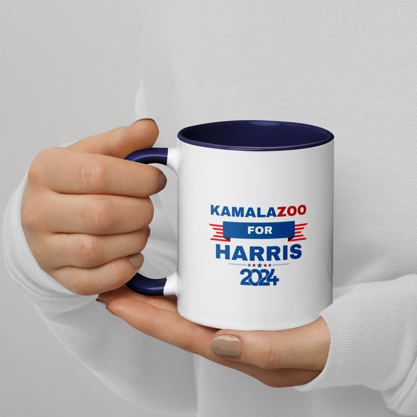 KamalaZOO 4 Harris 2024 Mug with Pop of Color