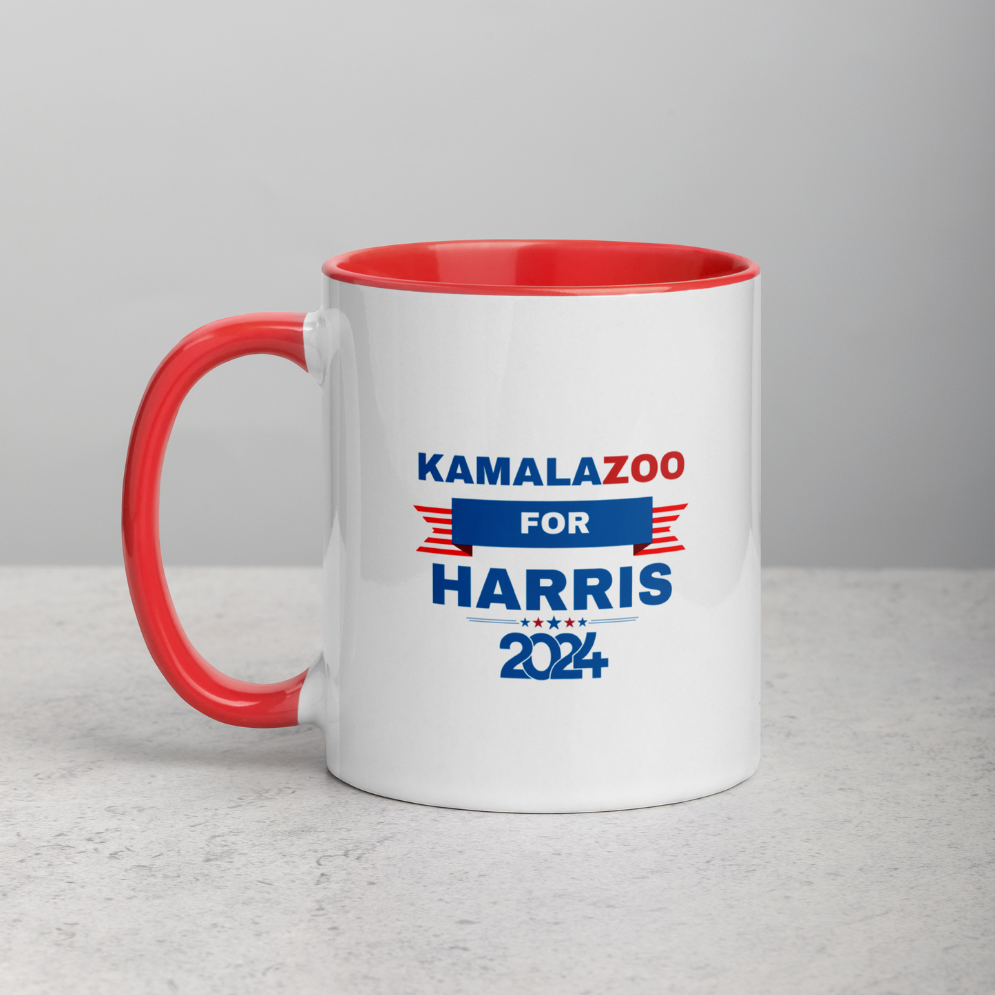 KamalaZOO 4 Harris 2024 Mug with Pop of Color