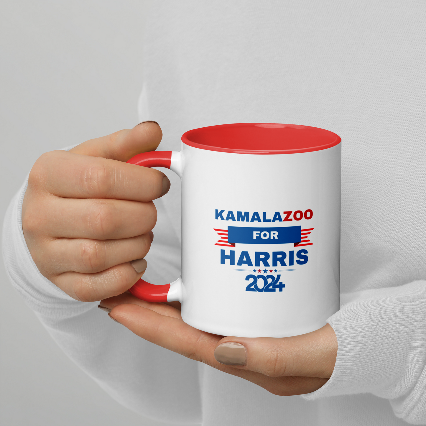 KamalaZOO 4 Harris 2024 Mug with Pop of Color