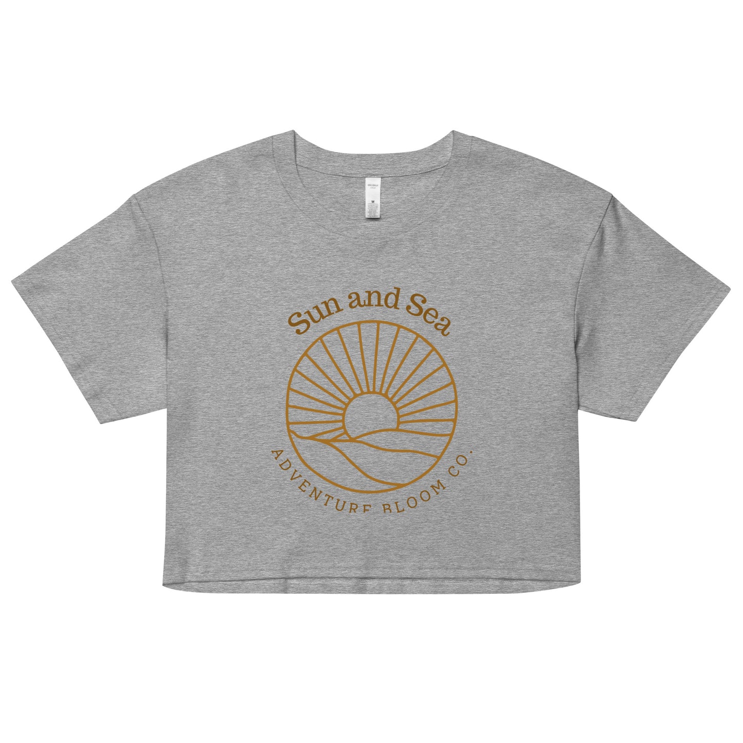 Sun-Kissed Seas Women's Crop Top