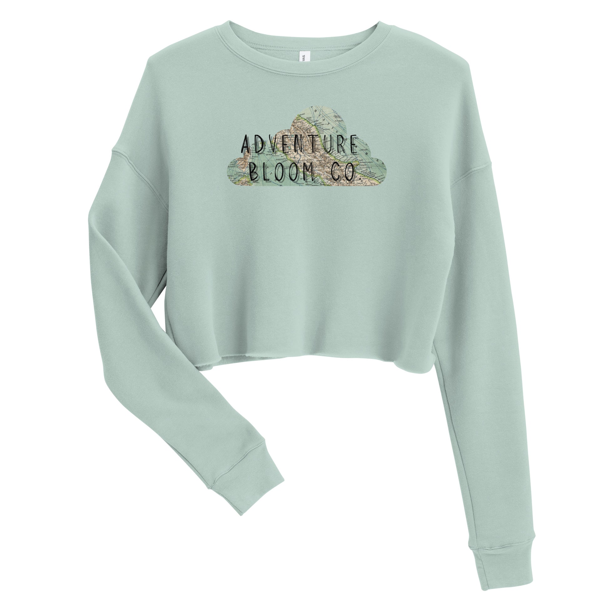 Adventure Bloom Co.'s Travel-Inspired Cropped Sweatshirt